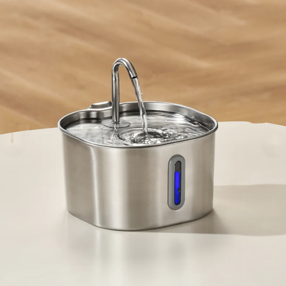 Fuente de Agua para Gatos — 2.2L Acero Inoxidable