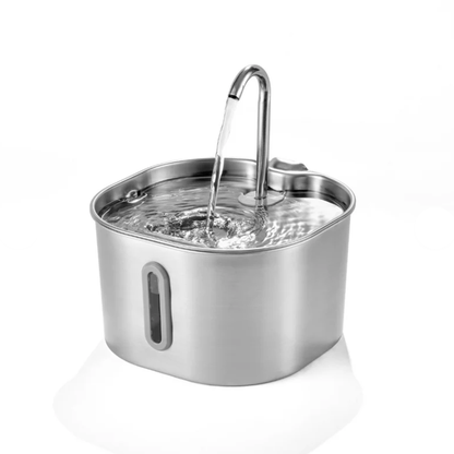 Fuente de Agua para Gatos — 2.2L Acero Inoxidable